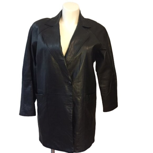 Tribeca Studio Black Leather Jacket - Picture 1 of 7